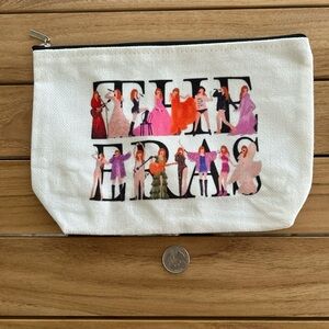 Taylor Swift Multicolor Canvas Cosmetic Bag